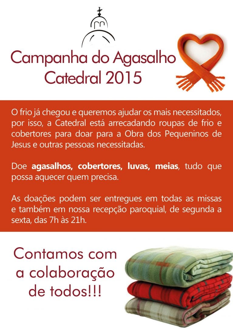 campanha do agasalho Catedral
