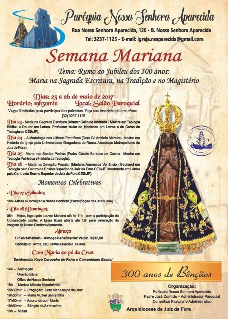 CARTAZ SEMANA MARIANA