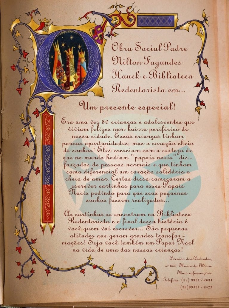 Campanha Obra Social Padre Nilton Fagundes Hauck