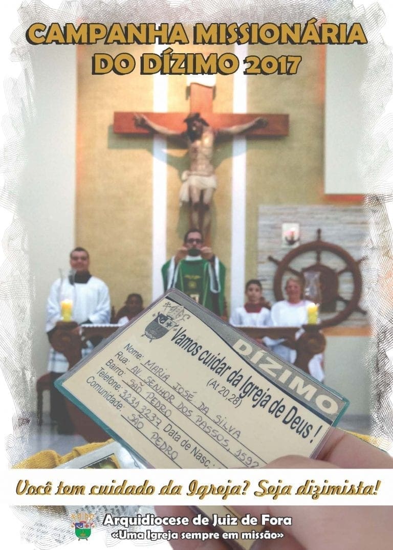 cartaz dizimo2017