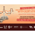 Curso sobre direitos das pessoas em situação de rua, fruto da CF 2026, abre inscrições para 2ª edição